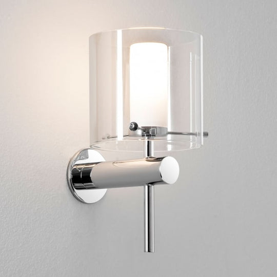 Arezzo Chrome and Glass Wall Light