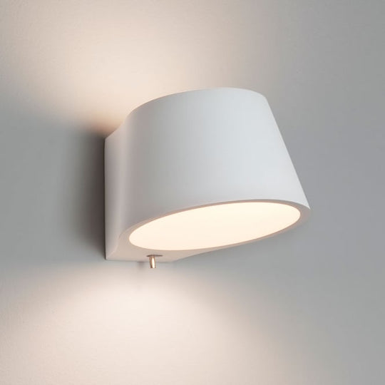 Koza wall light white plaster finish
