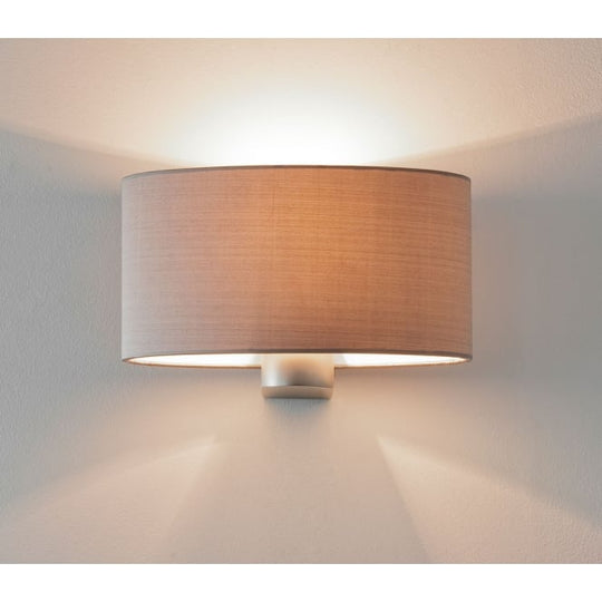 Napoli wall light matt nickel finish