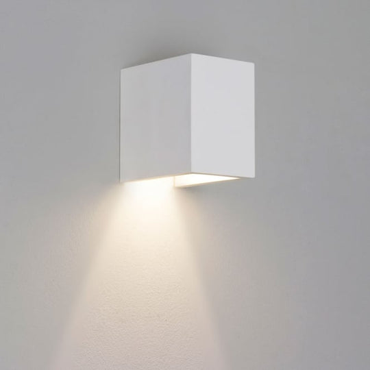 Parma 110 interior wall light white plaster finish