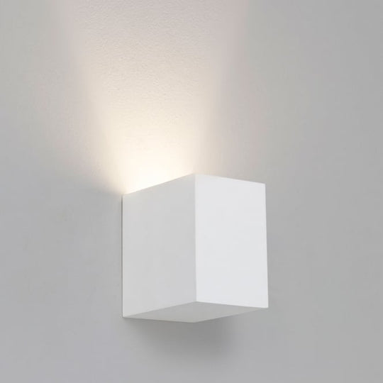 Parma 110 interior wall light white plaster finish