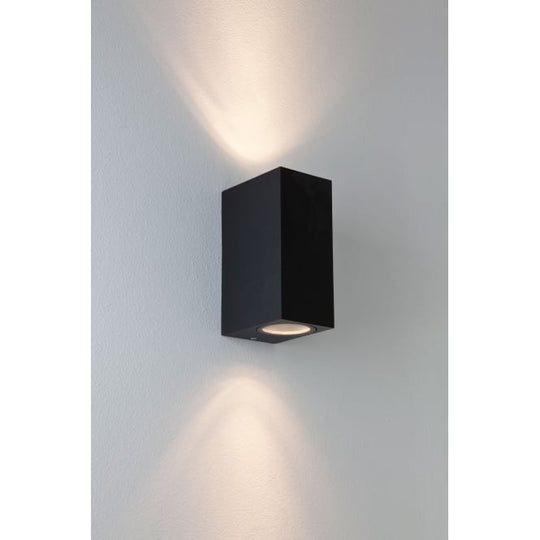 Chios 150 Black GU10 Up and Down Light