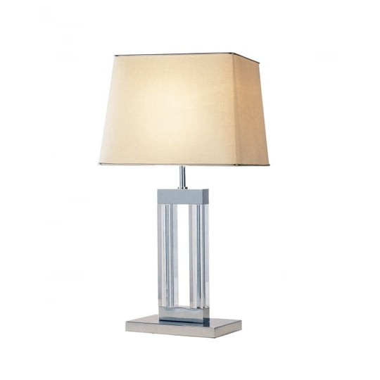 Domain Table Lamp Quartz Glass complete with Shade DOM12