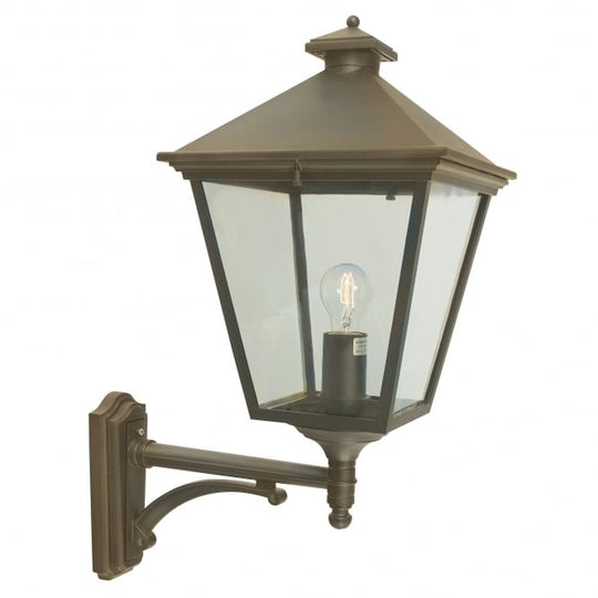 Turin Grande Up Wall Lantern Black/Gold