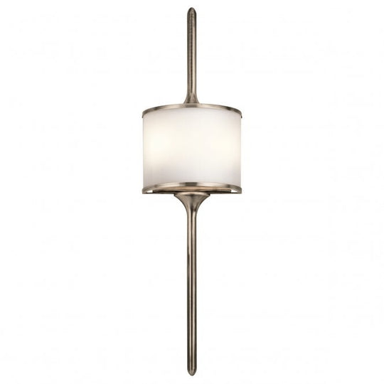 Mona Large 2 Light Wall Light In Classic Pewter Finish