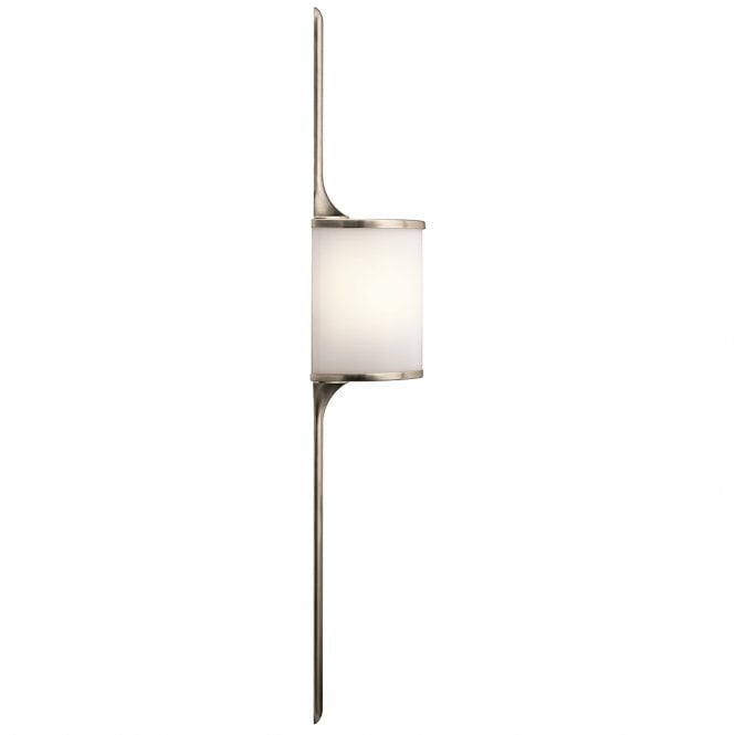 Mona Large 2 Light Wall Light In Classic Pewter Finish