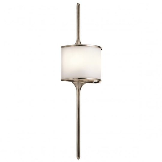 Mona Large 2 Light Wall Light In Classic Pewter Finish