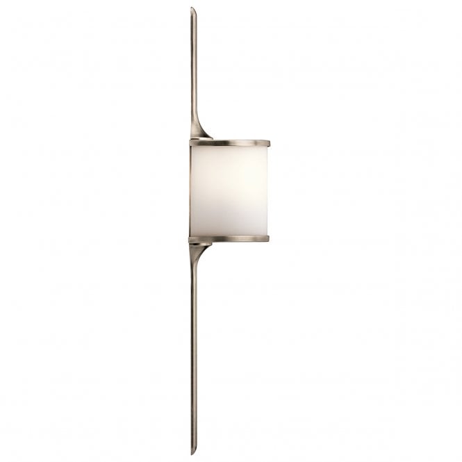 Mona Small 2 Light Wall Light In Classic Pewter Finish