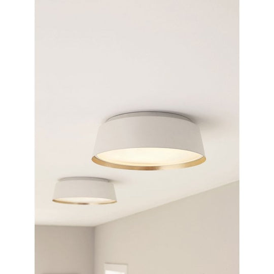 Asher 3 Light Flush Light - Matte White