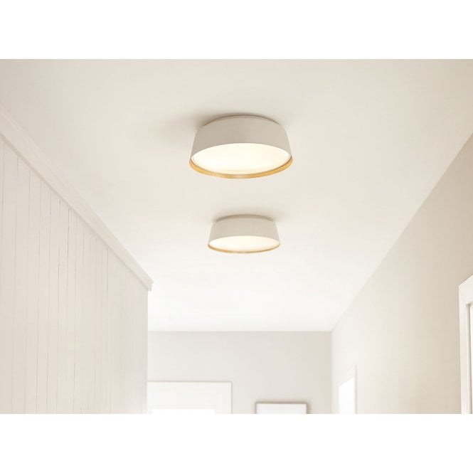 Asher 3 Light Flush Light - Matte White