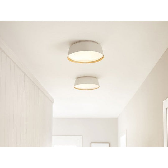 Asher 3 Light Flush Light - Matte White