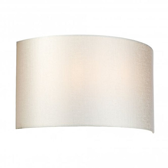 Cooper Large Curved Wall Light with Polished Chrome Back Plate