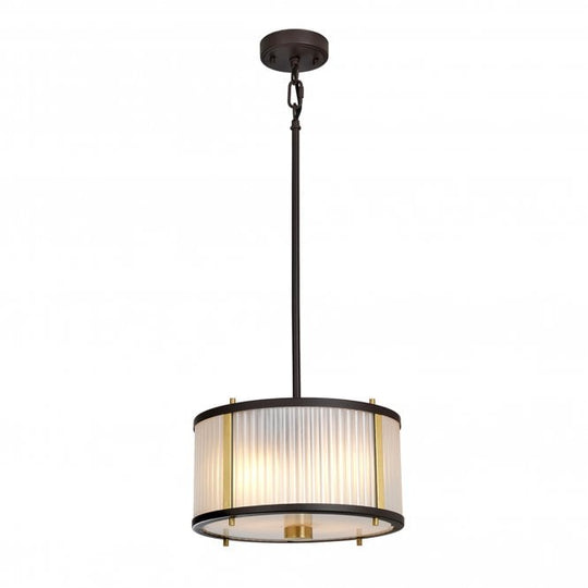 Corona 2 Light Pendant - Museum Bronze