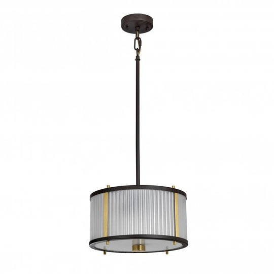 Corona 2 Light Pendant - Museum Bronze