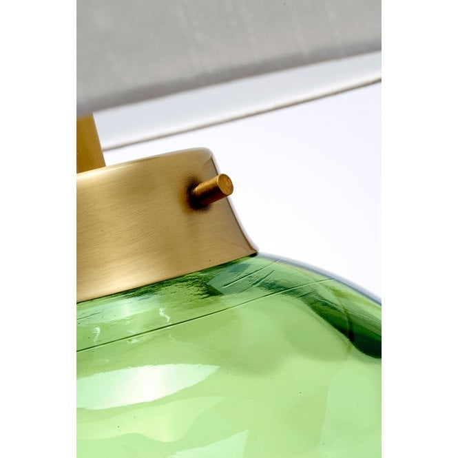 Kara Table Lamp - Dark Green
