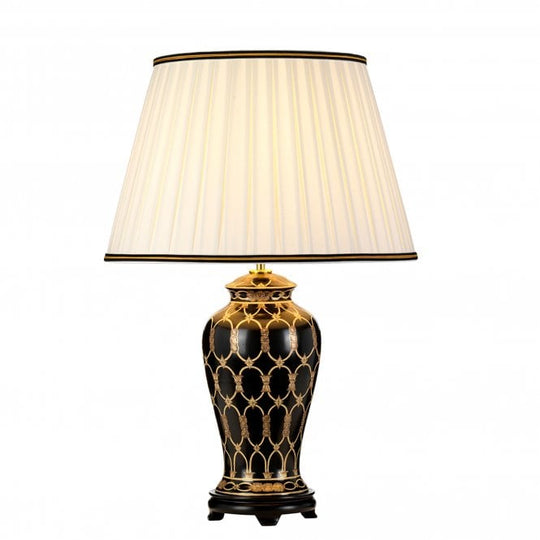 Taipei 1 Light Table Lamp With Tall Empire Shade