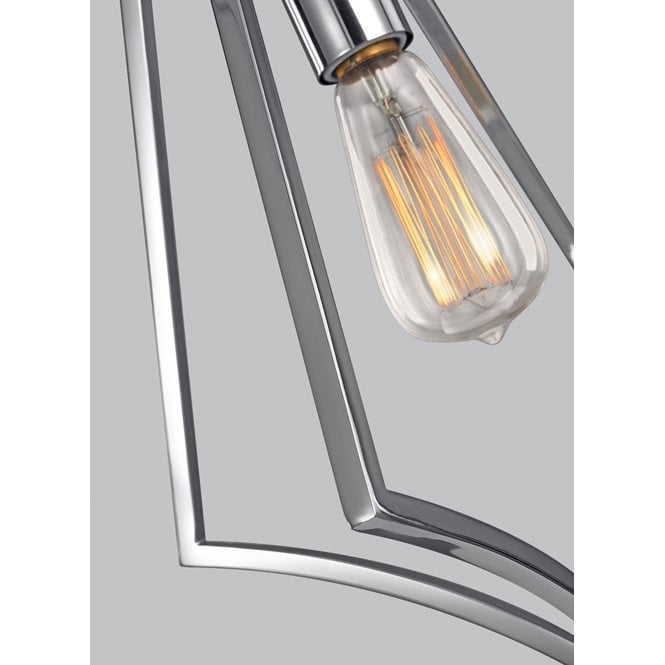 Nico 1 Light Large Pendant Polished Chrome