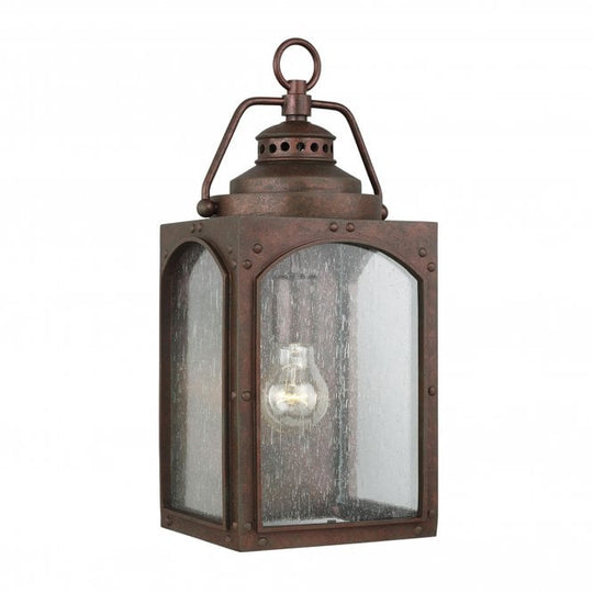 Randhurst 1 Light Medium Wall Lantern Copper Oxide