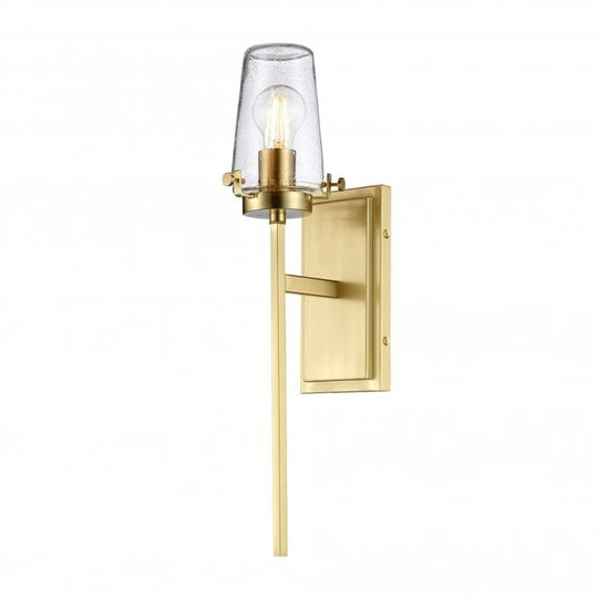 Alton 1 Light Wall Light Brushed Brass