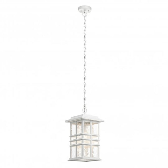 Beacon Square 1 Light Chain Lantern White