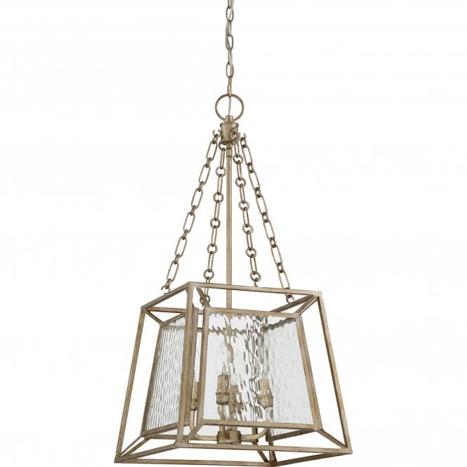 Lakeside 4 Light Pendant Vintage Gold