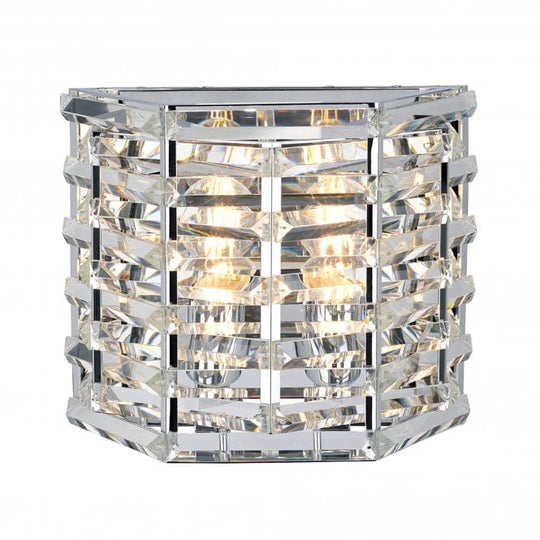 Shoal 2 Light Wall Light Polished Chrome / Nickel