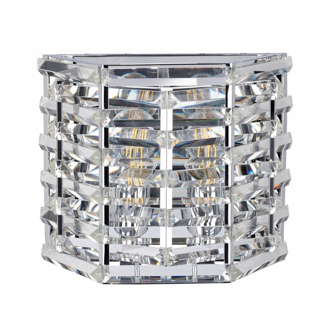 Shoal 2 Light Wall Light Polished Chrome / Nickel