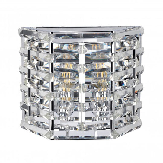 Shoal 2 Light Wall Light Polished Chrome / Nickel