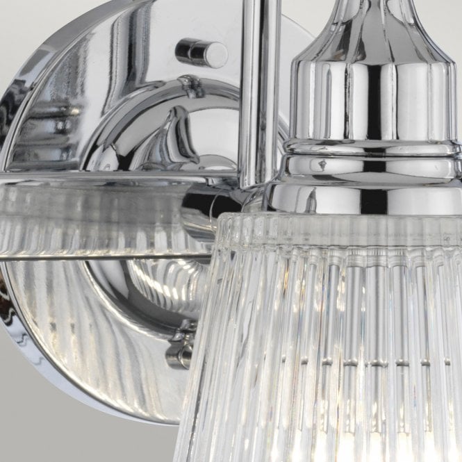 Addison Triple IP44 Bathroom Wall Light in Polished Chrome