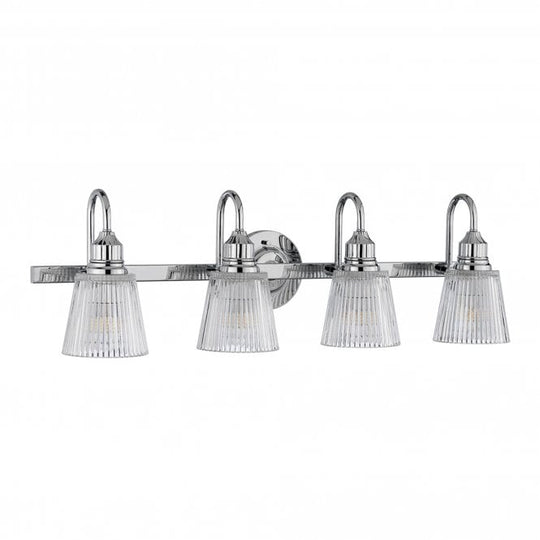 Addison 4 Light IP44 Bathroom Wall Light in Polished Chrome