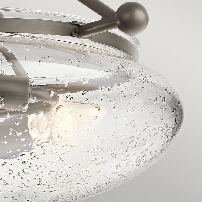 Belle 3 Light Semi-Flush Mount Ceiling Light Olde Bronze