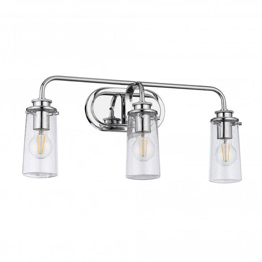 Braelyn Triple IP44 Wall Light Polished Chrome