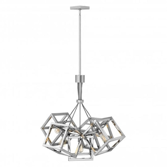 Ensemble 5 Light Pendant Polished Nickel