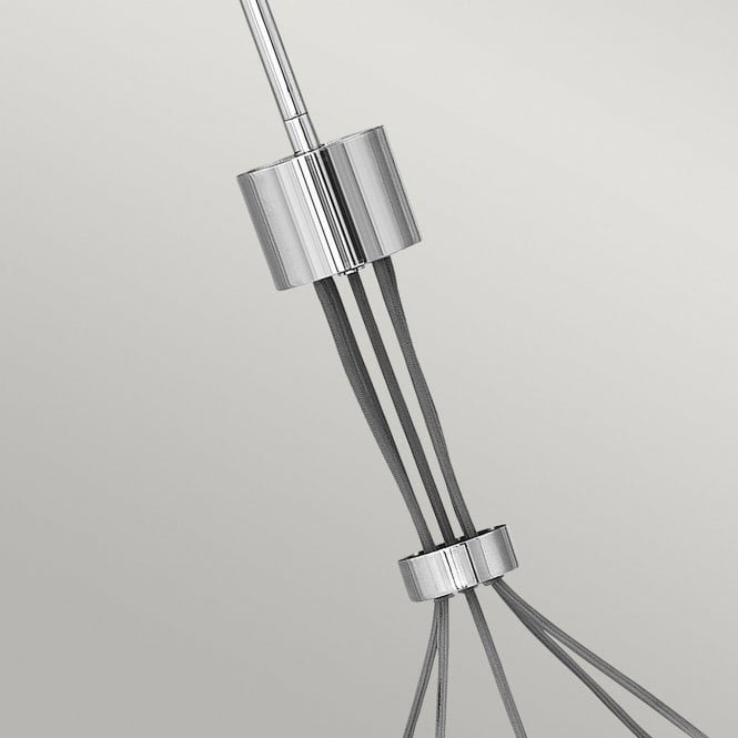 Ensemble 5 Light Pendant Polished Nickel