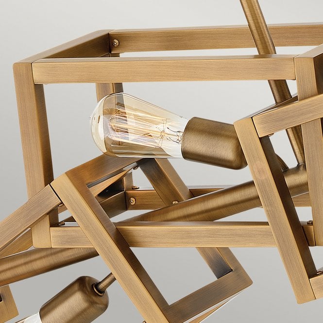 Ensemble 6 Light Pendant Brushed Bronze