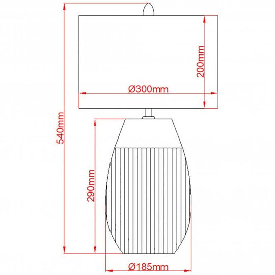 Harrow Table Lamp Silver with Hepplewhite (light grey) Shade