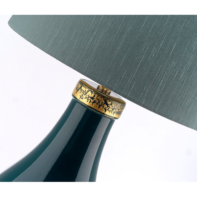 Havering 1 Light Table Lamp with Shale Green Shade