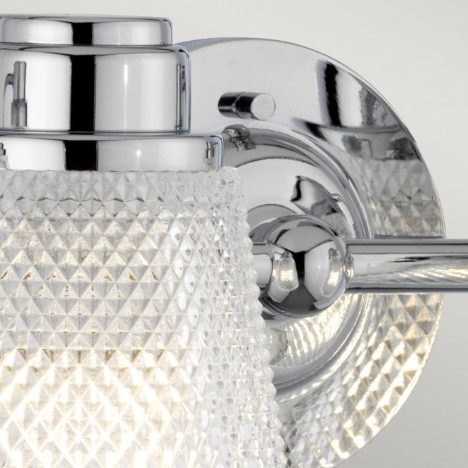 Hudson 4 Light Bathroom Wall Light IP44 Polished Chrome