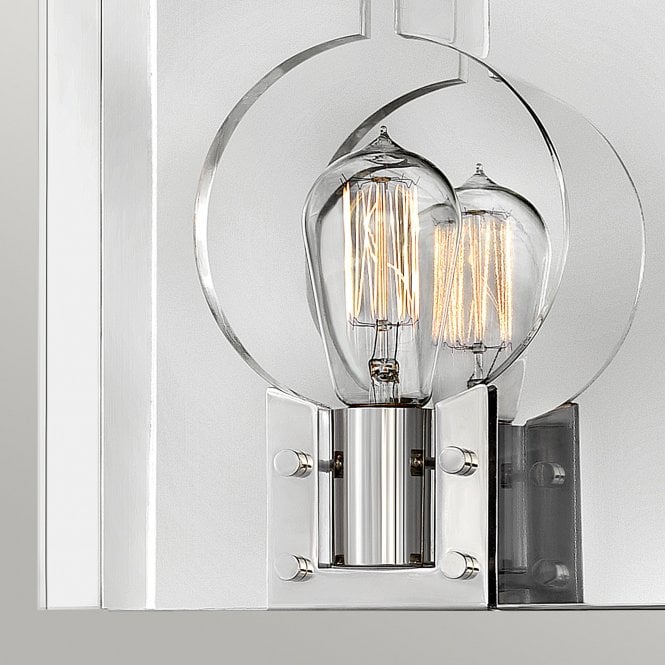 Ludlow Single Wall Light - Polished Nickel