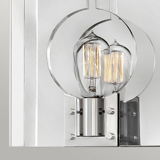 Ludlow Single Wall Light - Polished Nickel