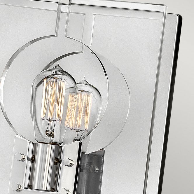 Ludlow Single Wall Light - Polished Nickel