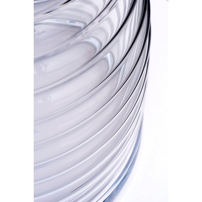 Milne Table Lamp Polished Nickel with Aubergine Shade