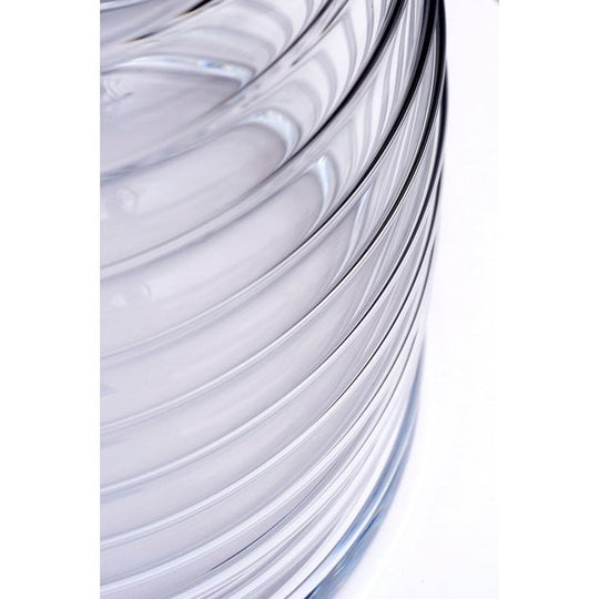 Milne Table Lamp Polished Nickel with Aubergine Shade