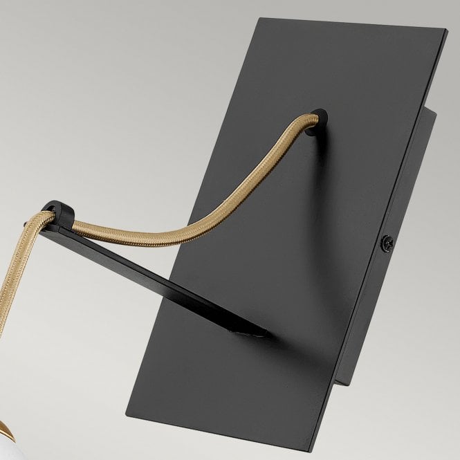 Nula Single Wall Light Shell White/Luxe Gold