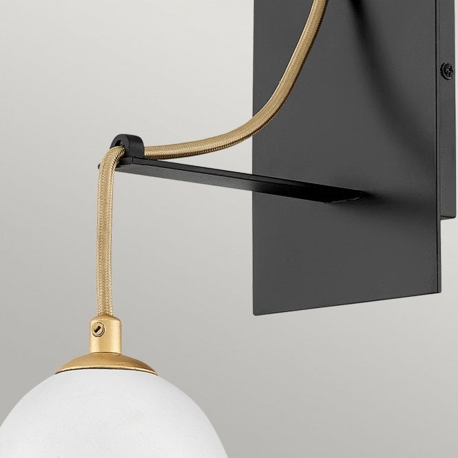 Nula Single Wall Light Shell White/Luxe Gold