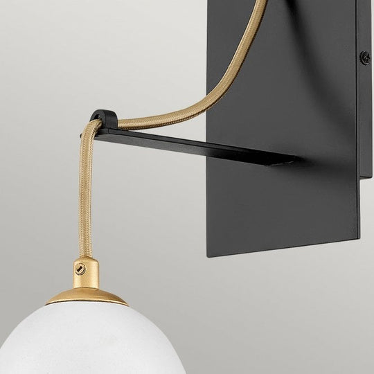 Nula Single Wall Light Shell White/Luxe Gold