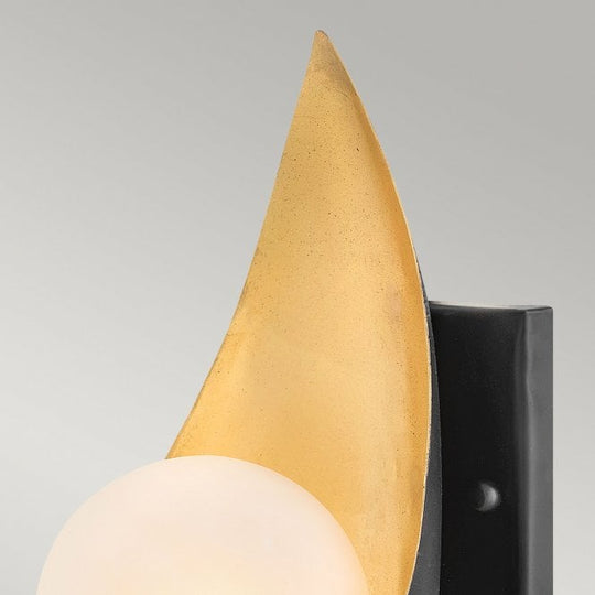 Ren Single Wall Light Black / Gold