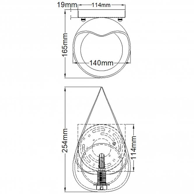 Ren Single Wall Light Black / Gold