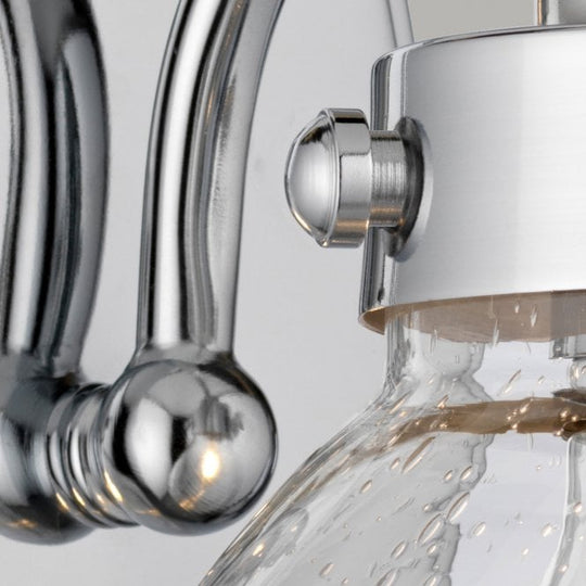 Scholar Single Bathroom Wall Light IP44 Polished Chrome