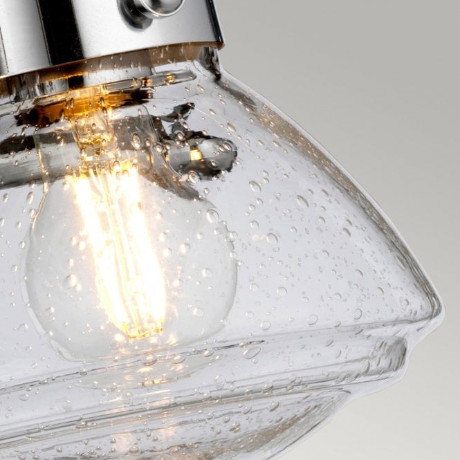 Scholar 3 Light Bathroom Wall Light IP44 Polished Chrome